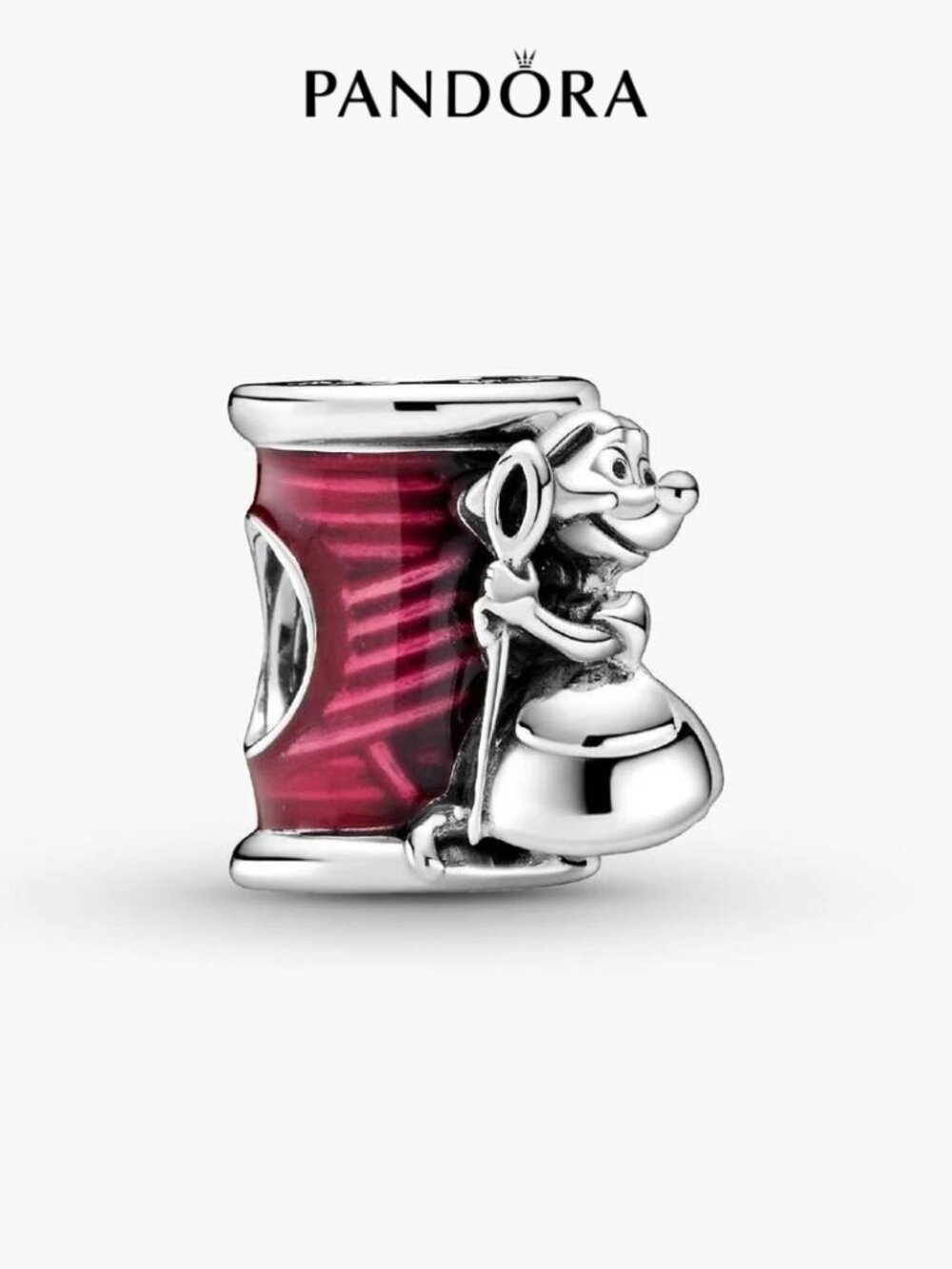 Pandora Disney Cinderella Suzy Mouse Needle & Thread Charm